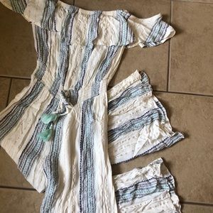 Striped jumpsuit